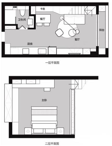 47平挑高loft单身公寓装修多少钱？15万打造北欧风小蜗居