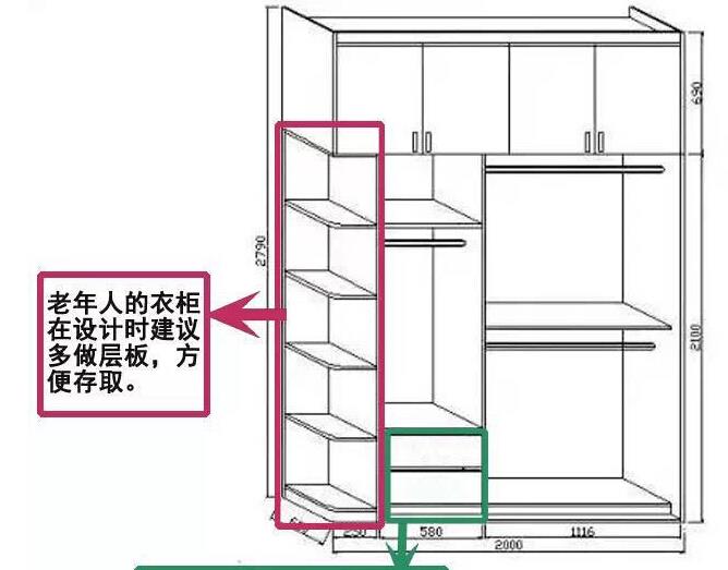 衣柜设计收纳摆放