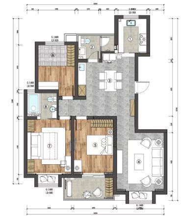 129平简约装修多少钱？15万硬装小清新实景图分享