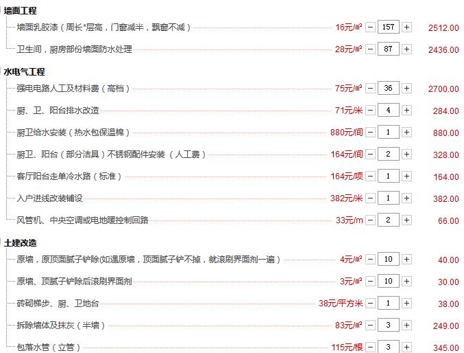 77平简单装修多少钱？4万基装半包装修预算表