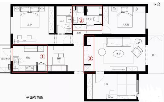 115平简单装修多少钱？9万半包简约北欧115平