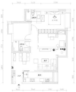 90平简美风装修多少钱？15万全包清新小三居